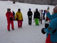 スキー指導者養成講習会 実技講習会IIの様子1