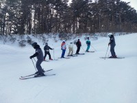 スキー指導者養成講習会 実技講習会補講の様子3