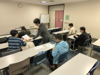 スキー準指導員検定会 理論検定の様子2